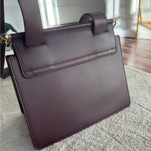 Polene Numéro Sept burgundy bag - Picture 4 of 8